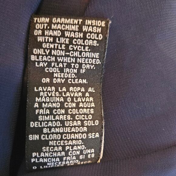 Zac & Rachel Mock Neck Floral Blouse Sz Medium - Picture 8 of 10